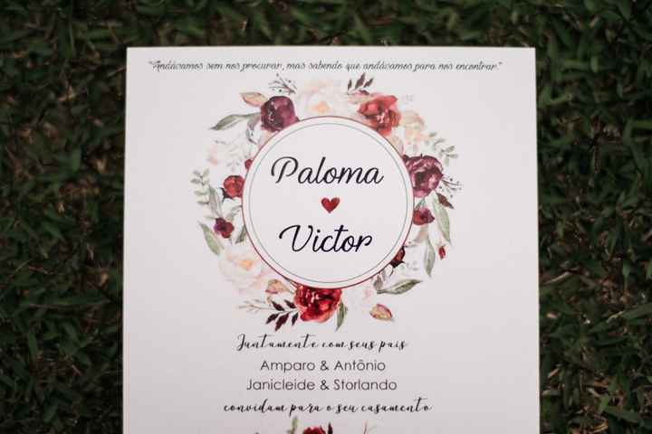 Convites de casamento