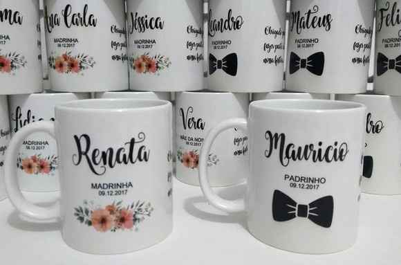 Caneca para padrinhos