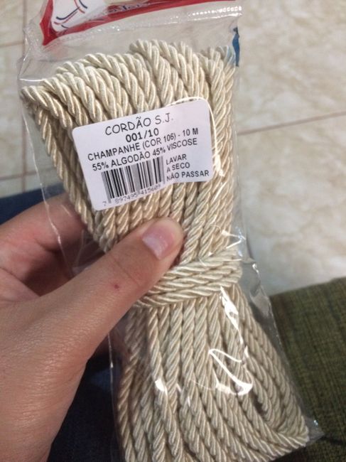 Cordão são francisco - pra quem está fazendo as caixinhas dos padrinhos - 1