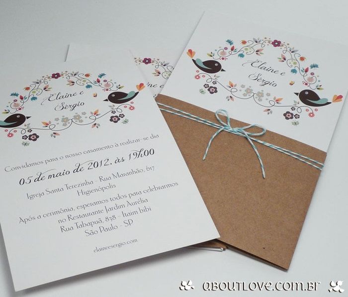 Convite de casamento 4