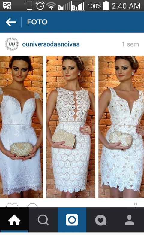 Vestido para o civil, qual modelo escolho? - 1