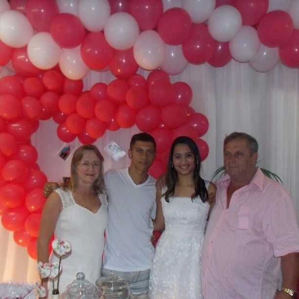 meus pais e noivo *-* 
