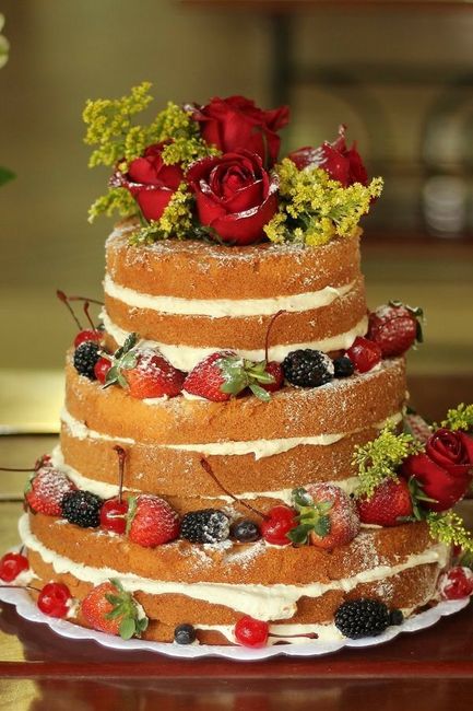  o queridinho do momento: naked cake #inspirações - 2