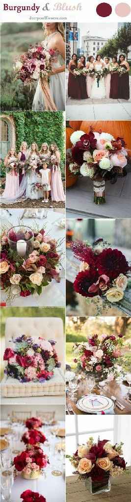  Casamento Marsala e rosa chá #inspirações - 3