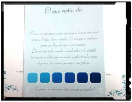 Madrinhas de azul e Padrinho de gravata azul  - 1