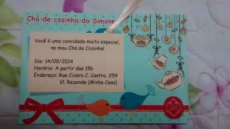 Convite cha de cozinha  - 1