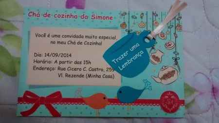 Convite cha de cozinha  - 2