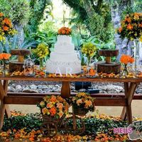 Meu casamento nas cores laranja, amarelo e champagne, estilo rústico + letícia - 1