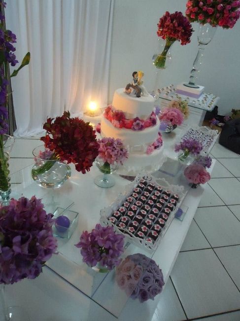 Mesa do bolo