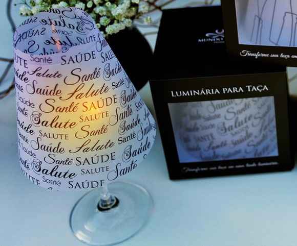 Luminária de taça DIY