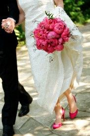 Buquê rosa choque