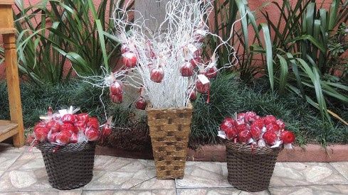 Decoração  maçã do amor