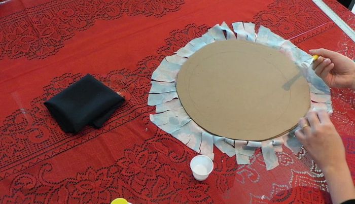 Sousplat de papelão DIY