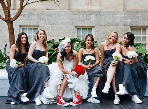 Tênis no casamento