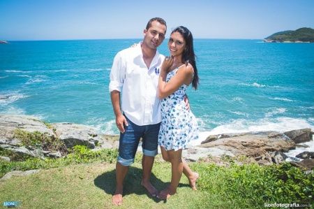 Foto com o noivo