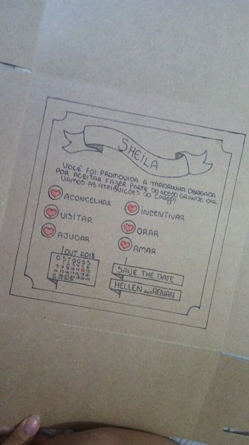 Convite padrinhos: montando as caixas.. #vemver - 4