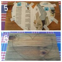 Quadro de pregos e linha diy para o noivado (string art) - 3