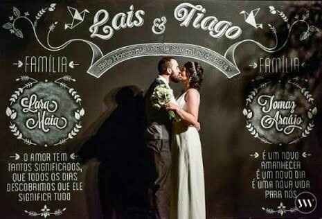 Chalkboard casamento - 2