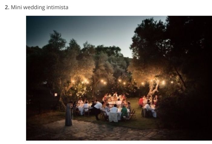 Mini Wedding Intimista