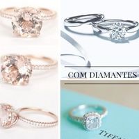 8. alianças em diamente