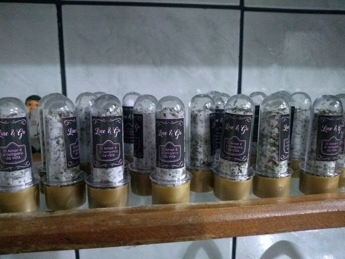 Lembrancinhas - Sal de ervas: Sal branco, Oregano, Salsa e Tomilho... 