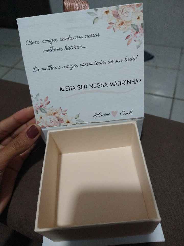 Manual e caixinha dos padrinhos - 1
