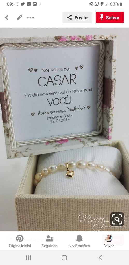 Como convidar madrinhas - 1