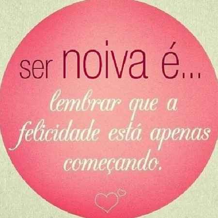 Só quem é noiva sabe