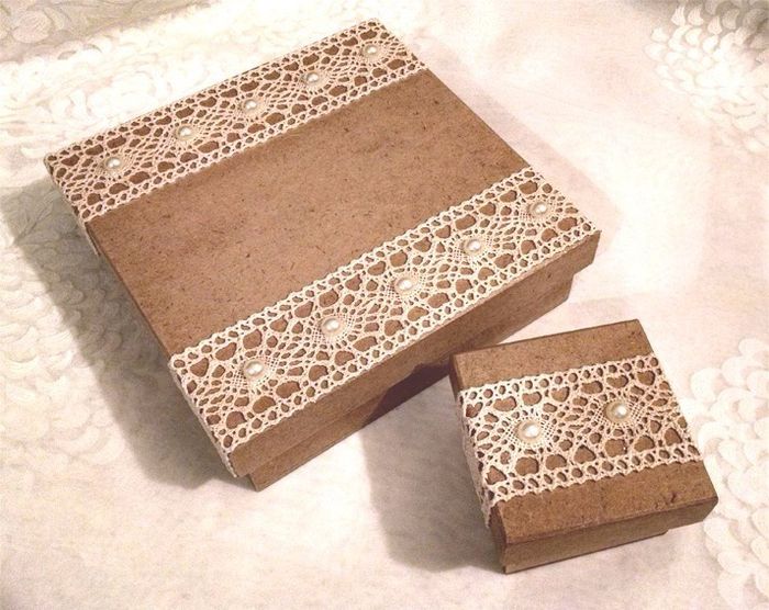 Caixa em MDF cru - decorações simples