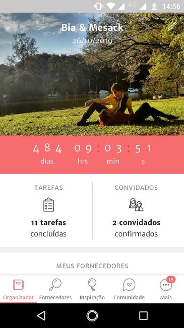 Contador do tempo 😍❤ - 1