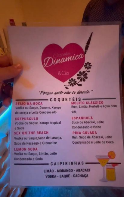 Drinks para o casamento 1
