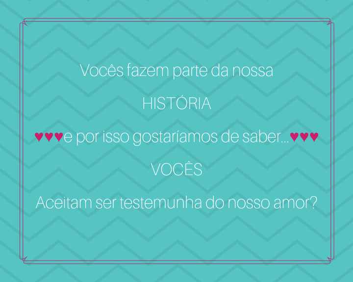 VOCÊS FAZEM PARTE DA NOSSA HISTÓRIA
