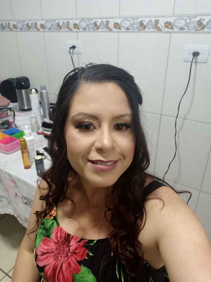 Teste de Make e Penteado - 1