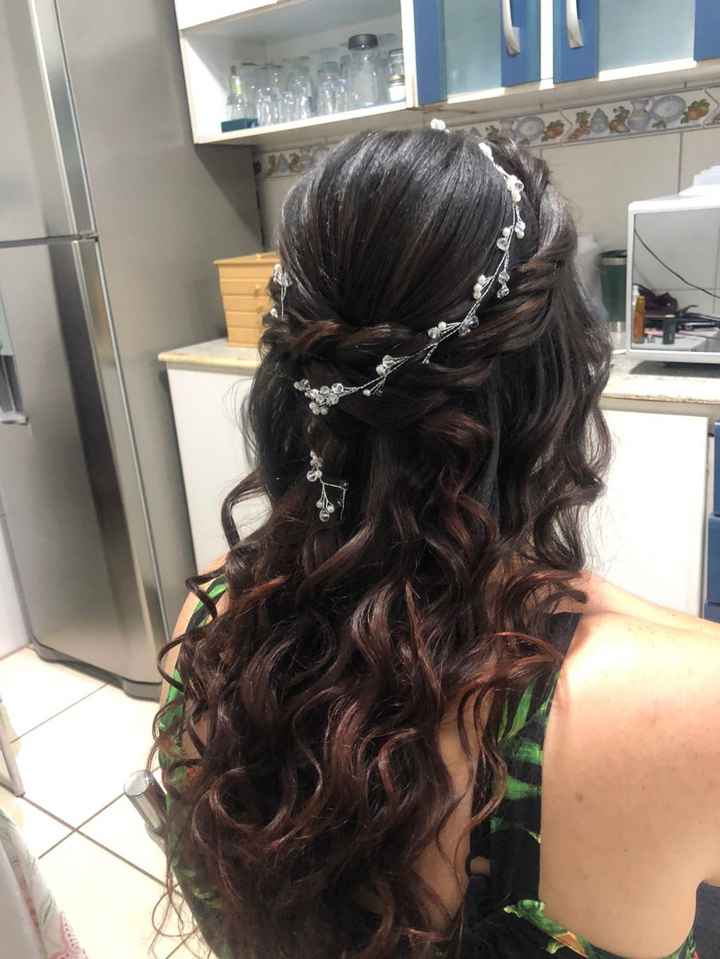 Teste de Make e Penteado - 2