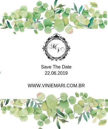 Meu "save the Date" - o ajudador Canva. 3