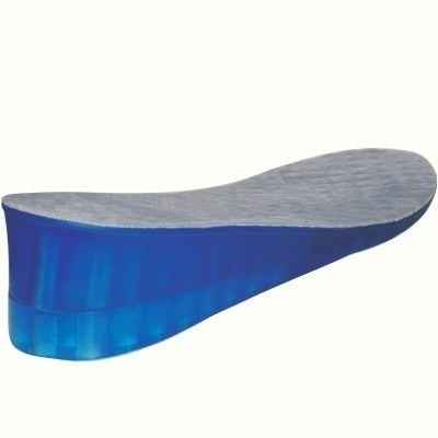 Palmilhas Elevator Silicone 2 Camadas Aumenta Altura Até 5cm 