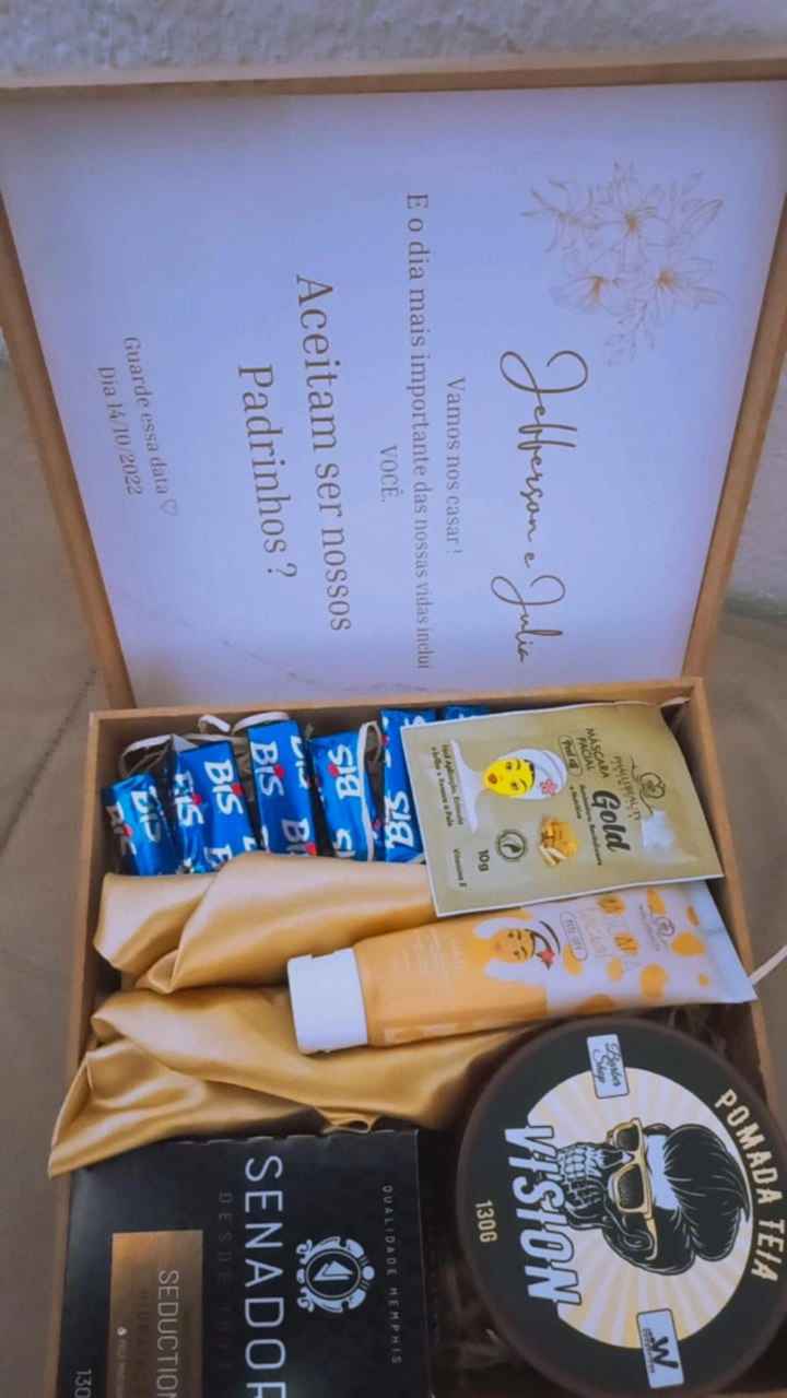 Caixa dos padrinhos - 1