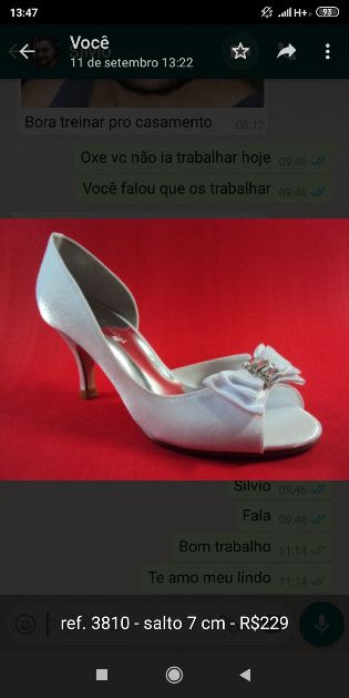 Sapato da noiva ❤️ - 2