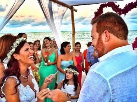 Casando na praia...Tamandaré -PE