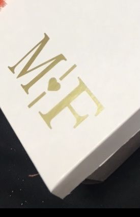 Dye- Fita rústica e adesivo dourado 2