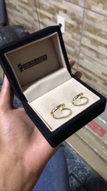nossas Alianças Chegaram! 😍❤️ 2