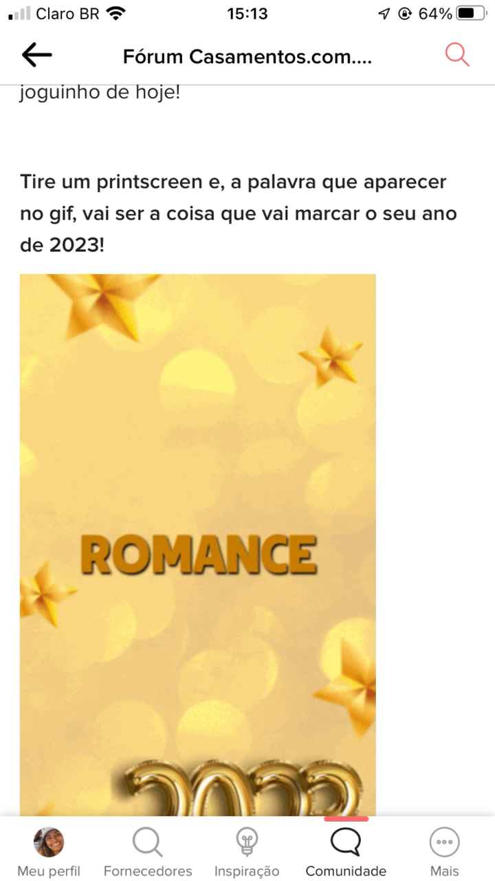 FELIZ 2023! Qual palavra vai marcar seu ano? 👀 - 1