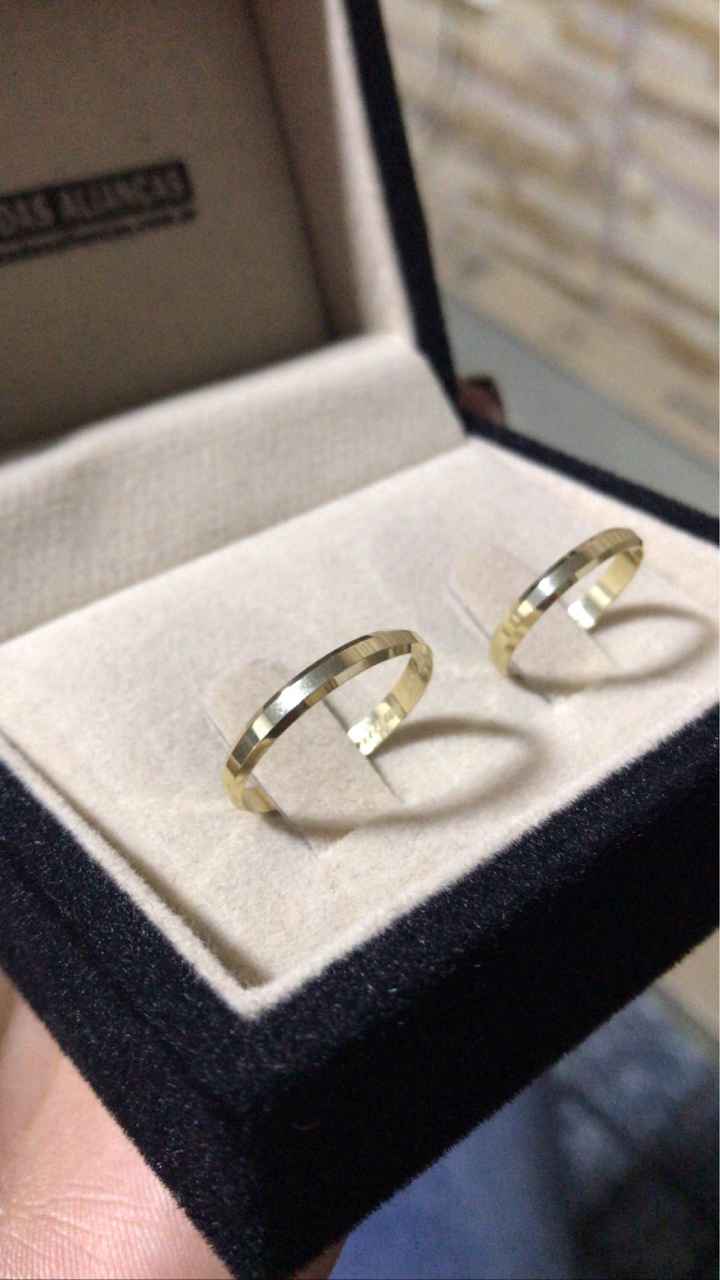 nossas Alianças Chegaram! 😍❤️ - 1