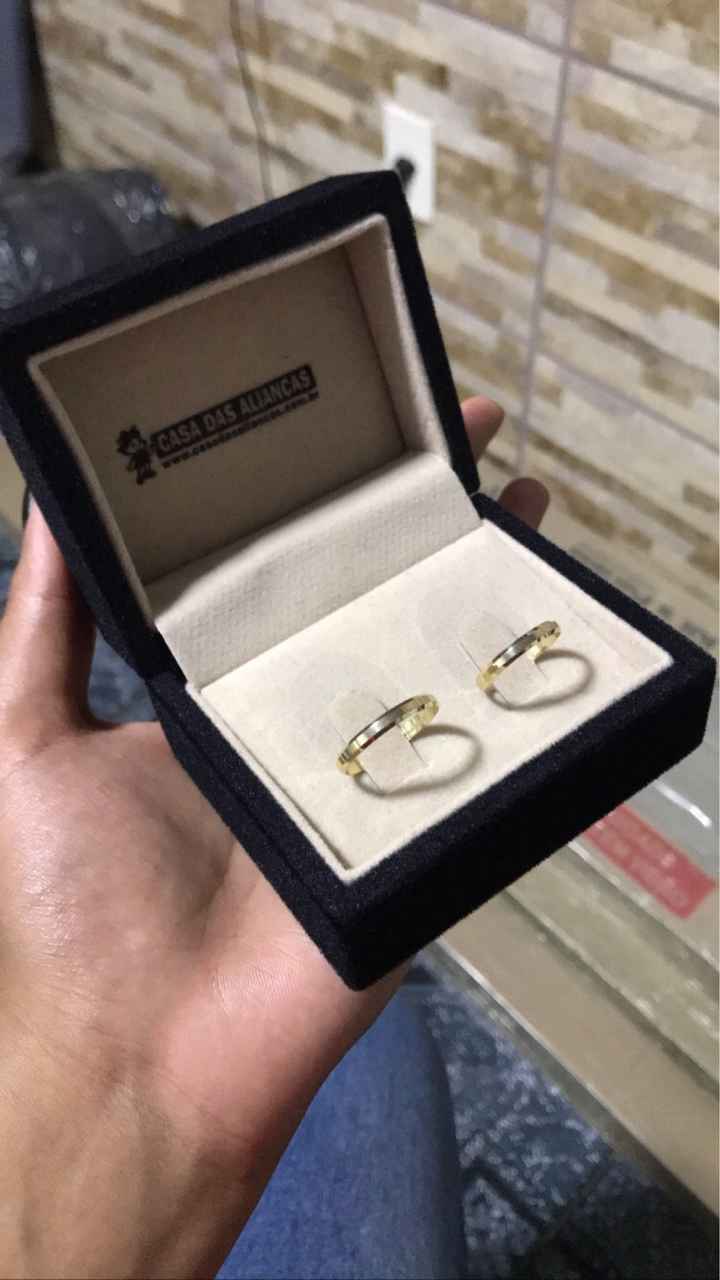 nossas Alianças Chegaram! 😍❤️ - 2