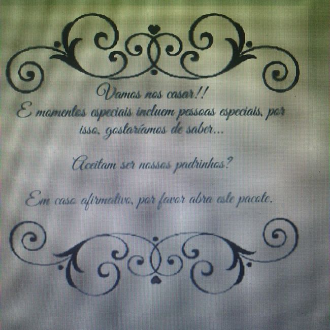 Arte manual dos padrinhos e das madrinhas - 8