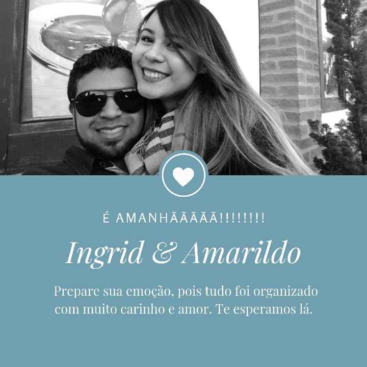01 dia antes do casamento - 1