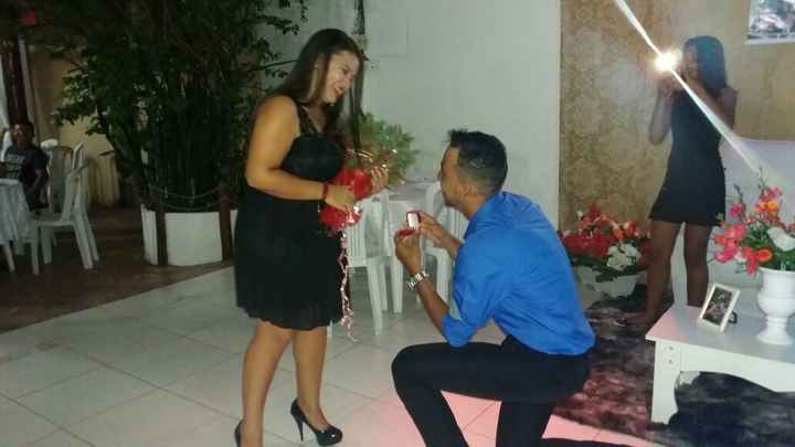 Em que data foi o pedido de casamento? - 1