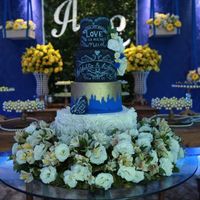 Bolo chalkboard vintage