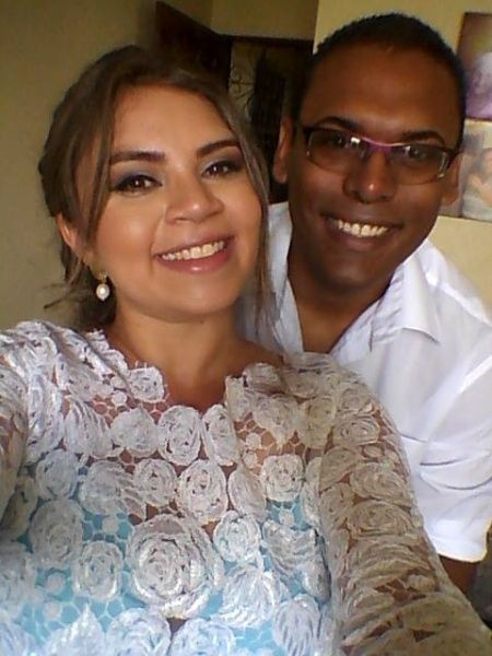 A foto do casal