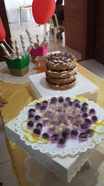 Mesa do bolo